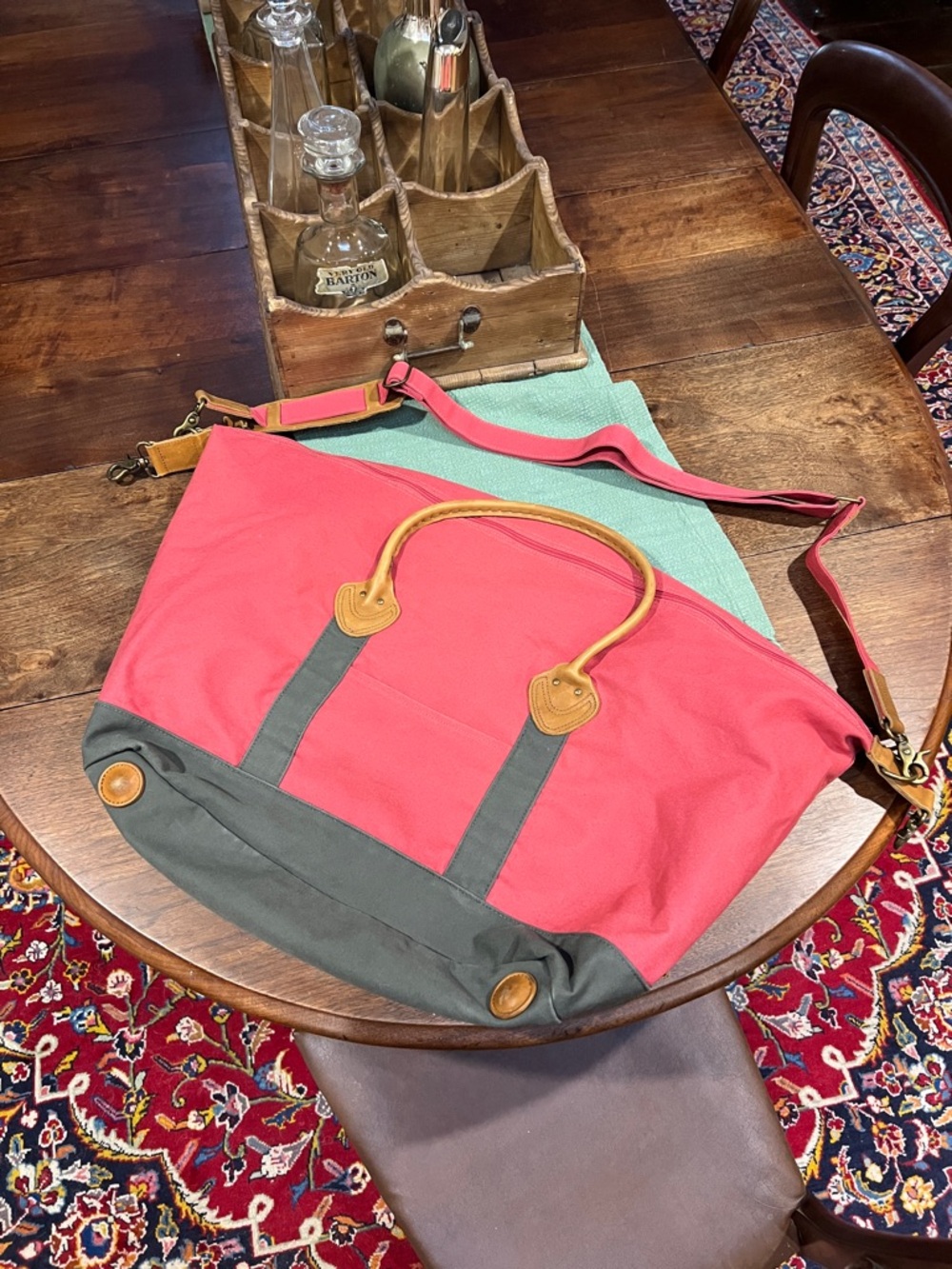 L.L. Bean Boat & Tote Canvas Weekender Duffel - Picture 10 of 10